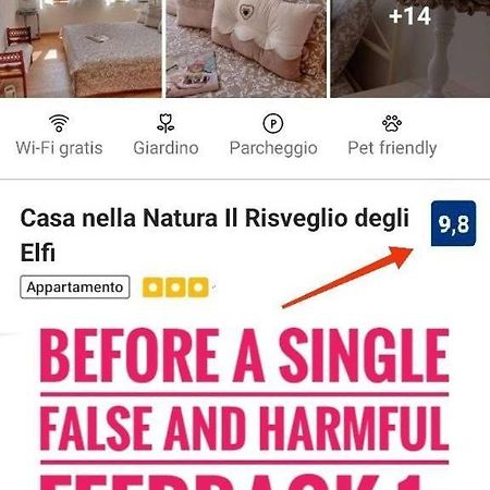 Casa Nella Natura Il Risveglio Degli Elfi 페다베나 외부 사진
